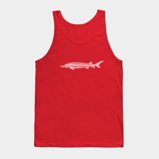 Common Sturgeon fish design Tank Top